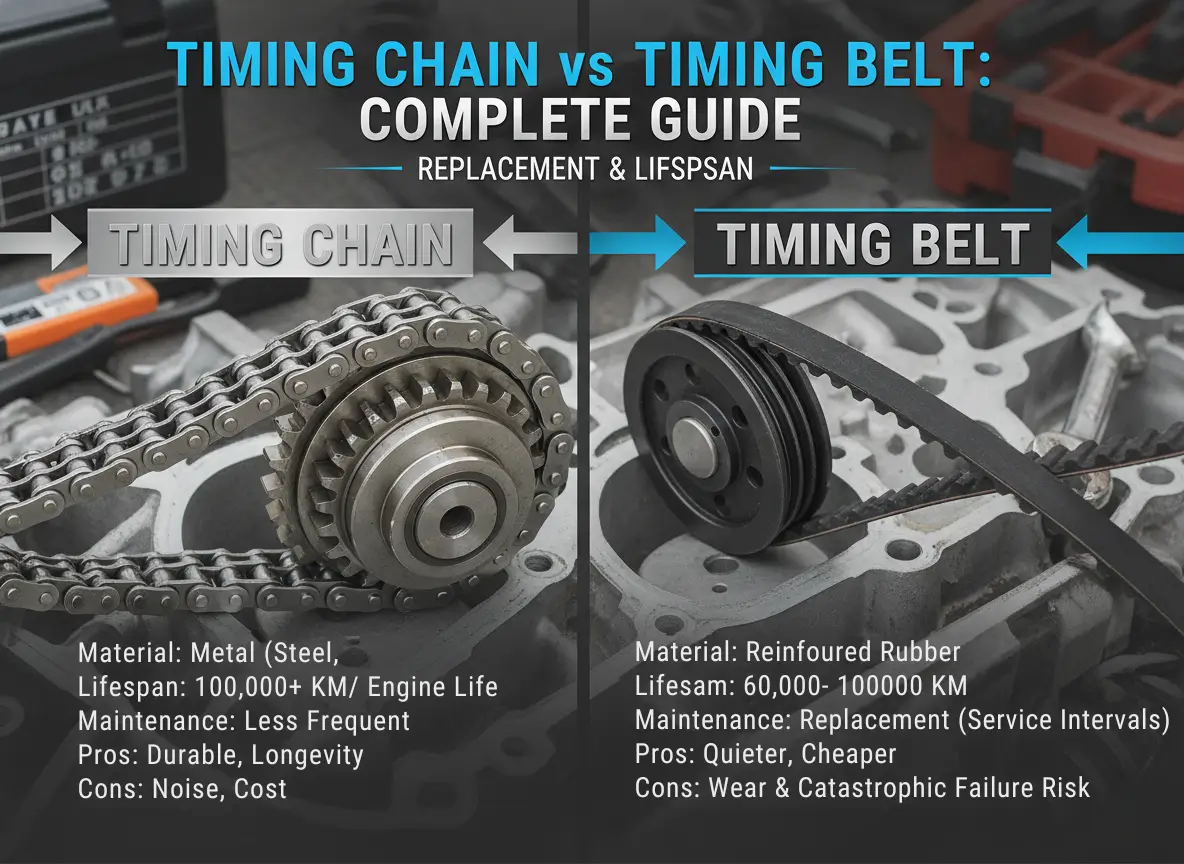 Timing Chain vs Timing Belt: Complete Guide to Cambelt Replacement & Lifespan